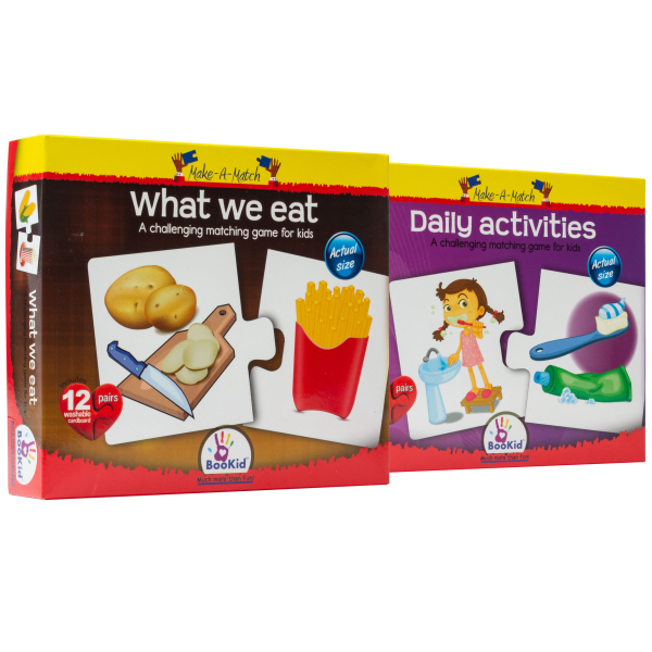 MorningSave 2Pack BooKid MakeAMatch Games
