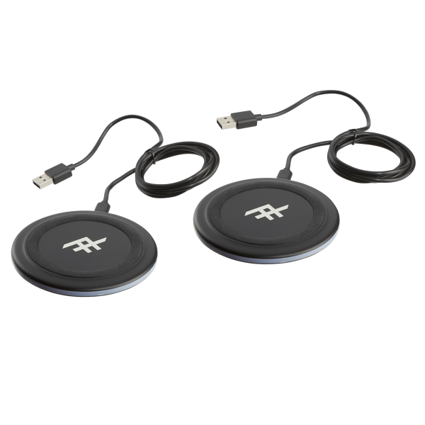 2-Pack: iFrogz Wireless Charge Pad / Wall Charger Combo 5w-10w in Black