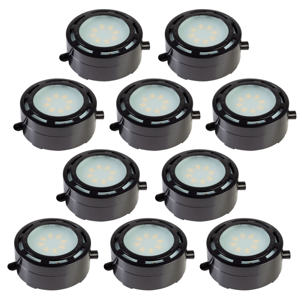 10-Pack: Westek Under Cabinet LED Puck Light Kit Set