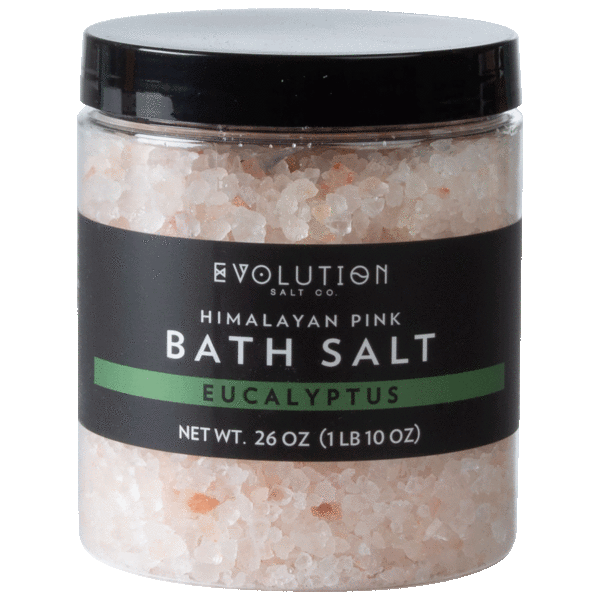 4-Pack: Evolution Salt Co. Scented Bath Salts (Eucalyptus or Lavender)