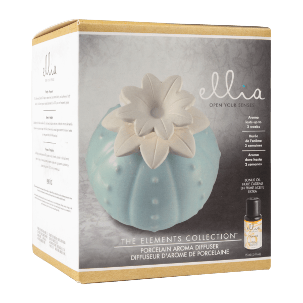 MorningSave: Ellia Porcelain Aromatherapy Diffuser with Essential Oil
