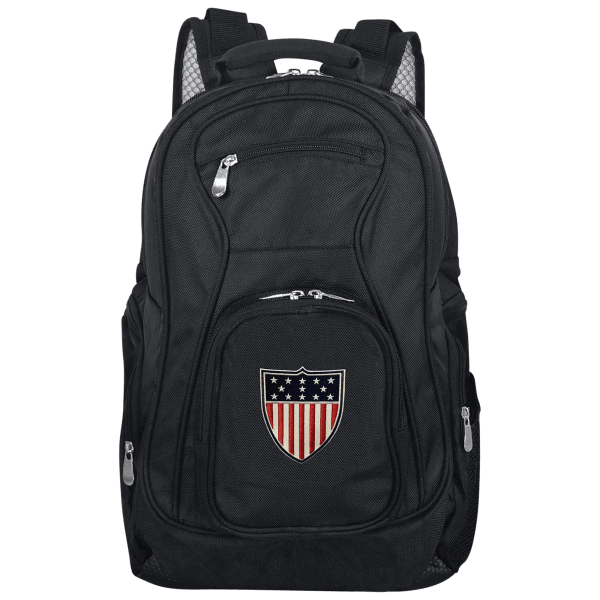 Olympic Team USA Premium Laptop Backpack with 4-Piece Lapel Pin Set