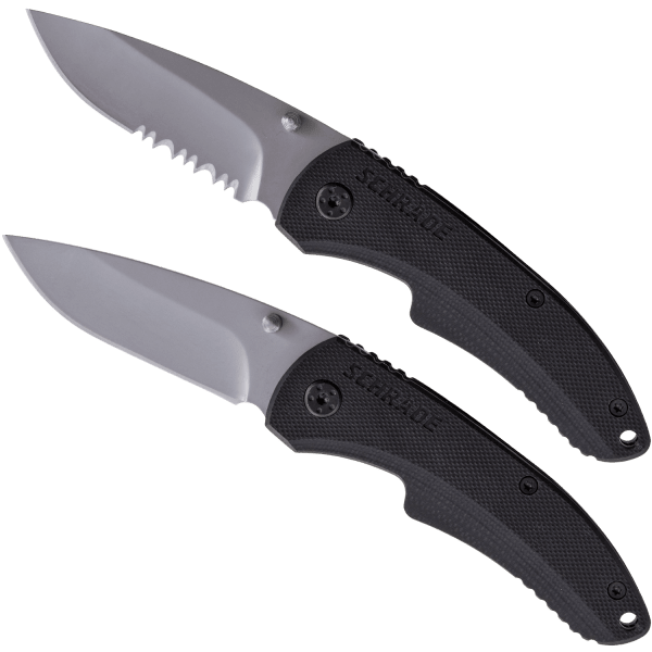 Schrade 2.6 Inch Drop-Point Knife (Pair)