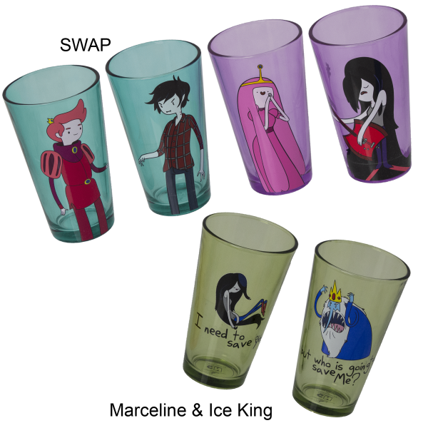 2- & 4-Pack Adventure Time Pint Glasses
