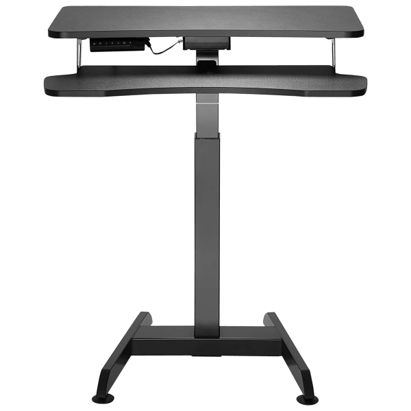 SideDeal TechOrbits Adjustable Height Electric Small Standing Desk Table