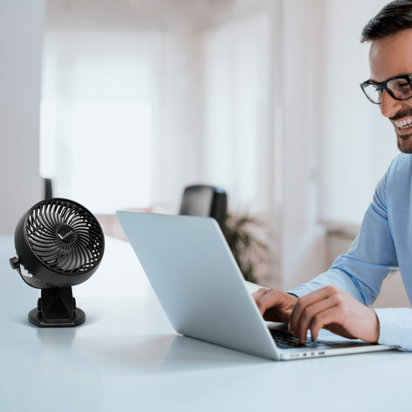 SideDeal: WorkSpace LuxBreeze Rechargeable Cordless Portable Fan