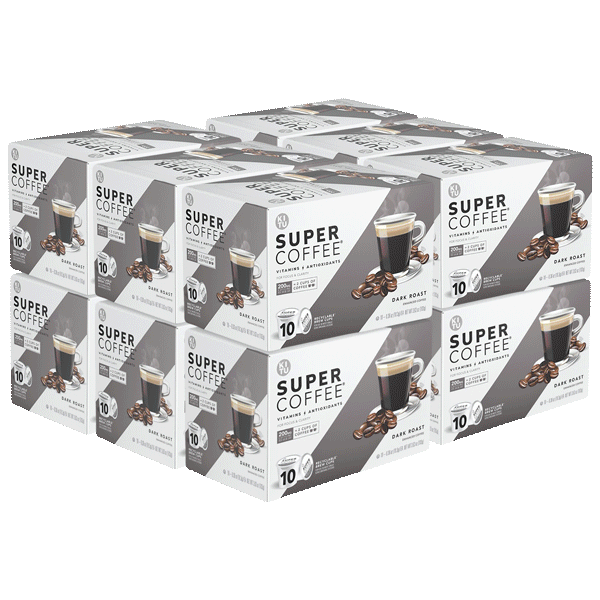 120-Pack Organic Super Coffee K-Cups or 6-Pack Super Coffee Grounds