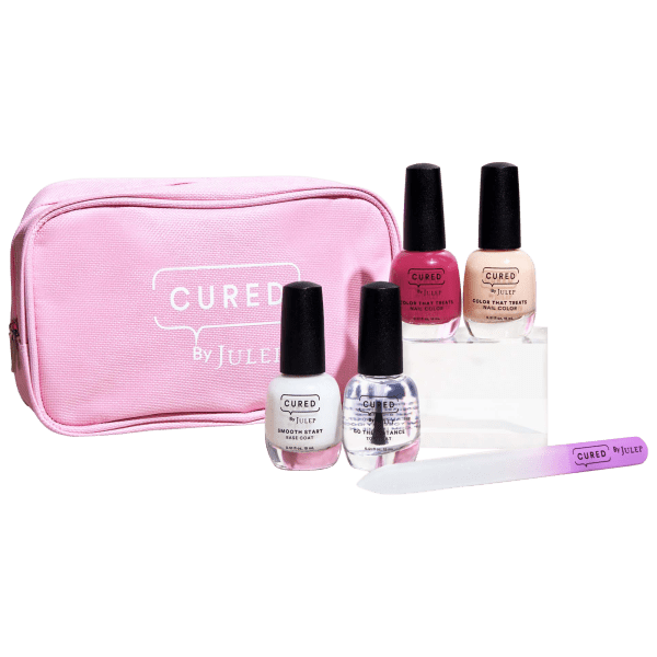 MorningSave Cured by Julep 5Piece Nail Treatment and Color Manicure Kit