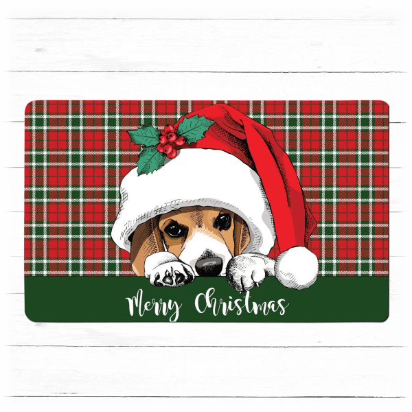 MorningSave: J&V Textiles Merry Christmas Anti-Fatigue Holiday Kitchen Mat