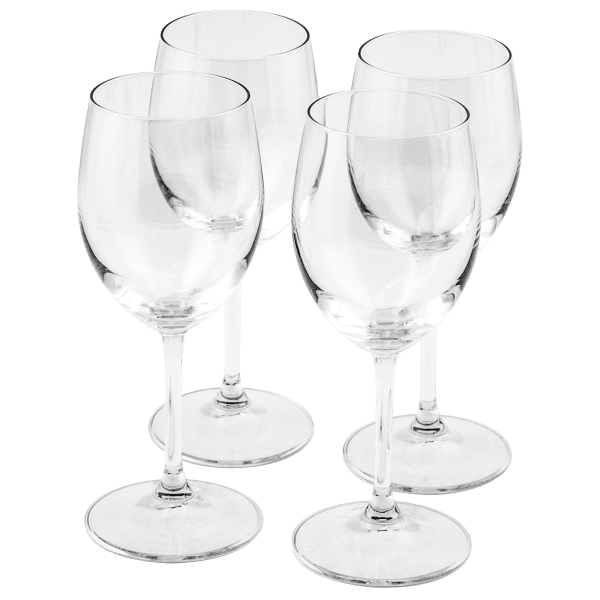 4-Pack: Bormioli Rocco Momenti Wine Glasses (White)