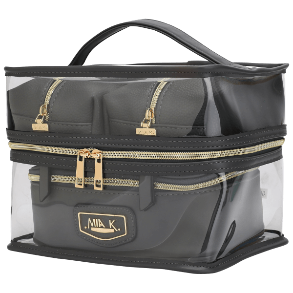 MorningSave MKF Collection Emmy 4Piece Clear Cosmetic Case Set by Mia K