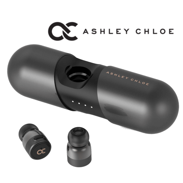 Ashley Chloe LUX True Wireless Bluetooth 5.0 Earbuds with Charging Case