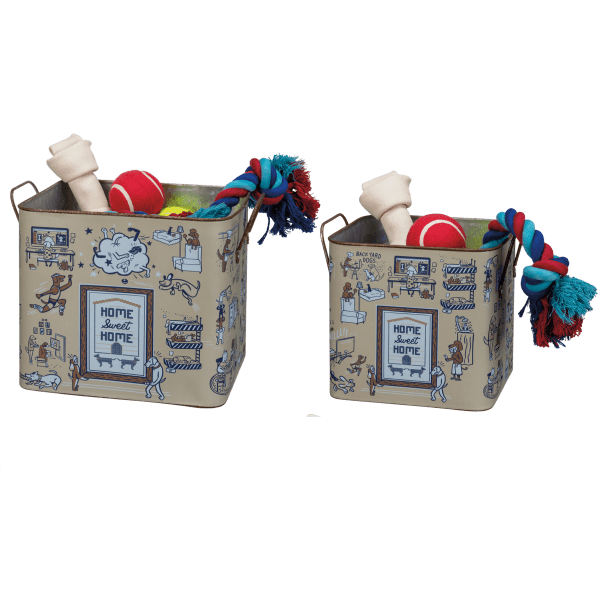 Primitives by Kathy Dog Park Storage Bins (Set of 2)