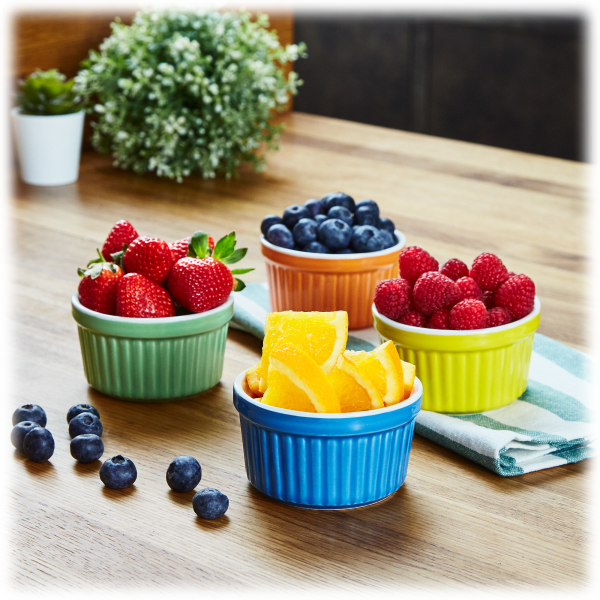 Meh: 4-Pack: Uno Casa Colorful 5oz Ramekin Set