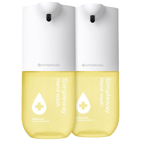 2-Pack: Simpleway Automatic Soap Dispenser with Amino Acid Foaming Wash