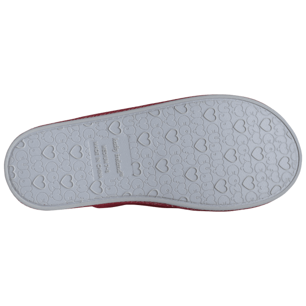 Pantofole Donna Kathy Ireland Zinnia Scuff Slipper - Nero, Taglia 38 EU, Morbide, Fodera In Pelliccia Sintetica, Suola Indoor/Outdoor