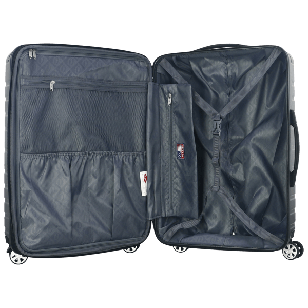 Olympia Luggage Hamburg - Juego De Equipaje De 3 Piezas, Negro