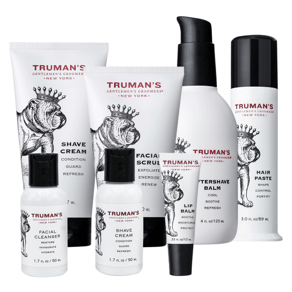 7-Piece Truman's Gentlemen's Groomers Men's Face & Hair Care Set