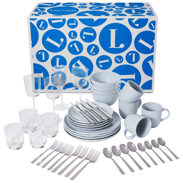 MorningSave: Leeway Home 44-Piece Full Way Complete Table Setting Kit