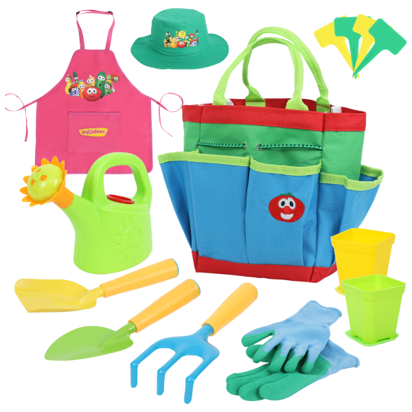 SideDeal: 16-Piece: VeggieTales Kids Gardening Set