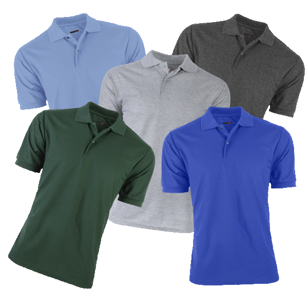 Meh: 5-Pack: Men's Everyday Polo Shirts