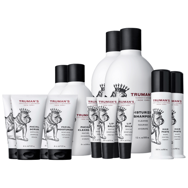 Truman's Gentlemen's Groomers 14-Piece Hair & Face Care Set