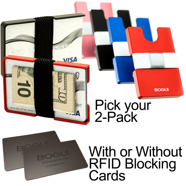 2-for-Tuesday: Bogui Wallets with or without RFID Cards