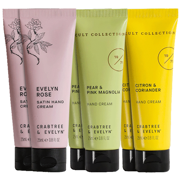 6-Pack: Crabtree & Evelyn Travel-Size Hand Creams