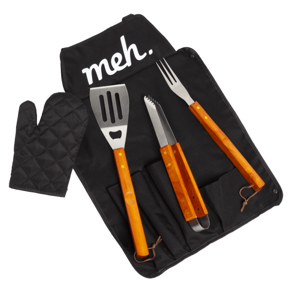 Meh BBQ Apron and Accessories