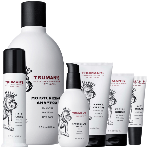 6-Piece: Truman's Gentlemen's Groomers Face & Hair Care Set