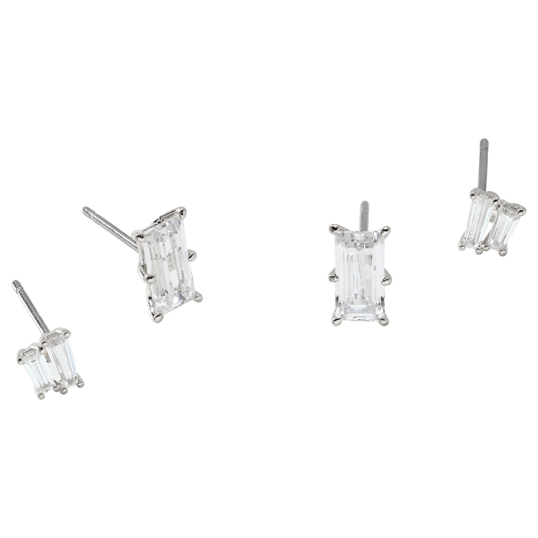 MorningSave: NADRI Chateau Baguette Cubic Zirconia Stud