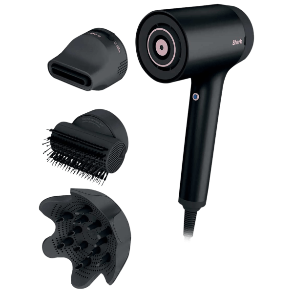 Shark HyperAIR Hair Dryer With IQ 2-in-1 Concentrator Attachments (Refurbished)