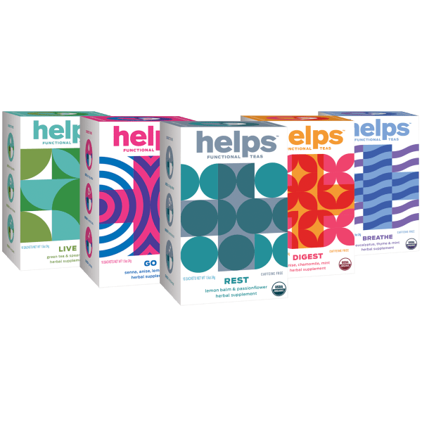 80-Pack: HELPS Organic Functional Herbal Teas