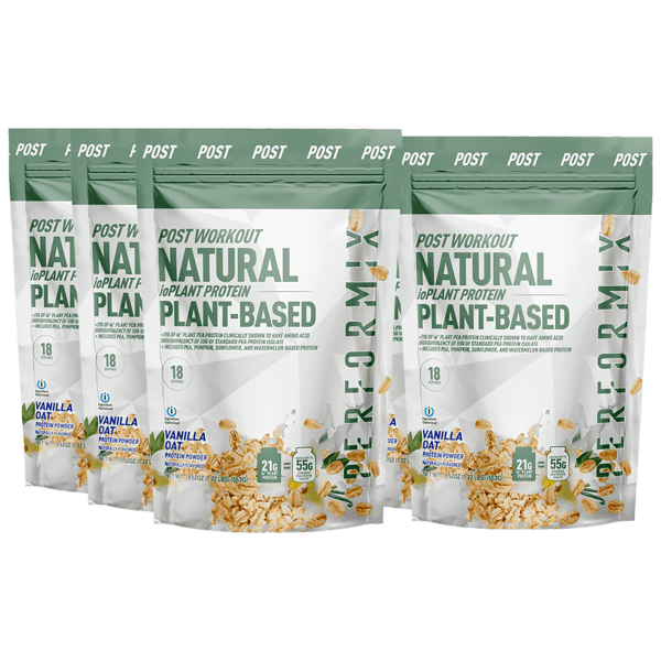 6-Pack: Performix Plant-Based Protein Powder in Vanilla Oat (108 Total Servings)