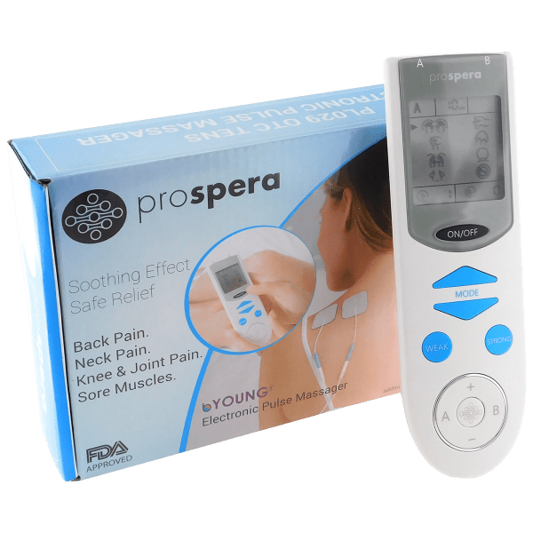 MorningSave Prospera Electronic Pulse Massager with 8 Pads
