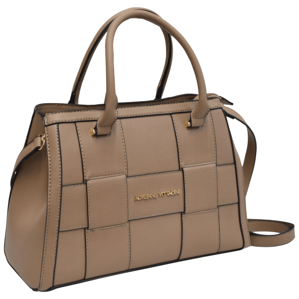 MorningSave: Adrienne Vittadini Luxury Weave Satchel