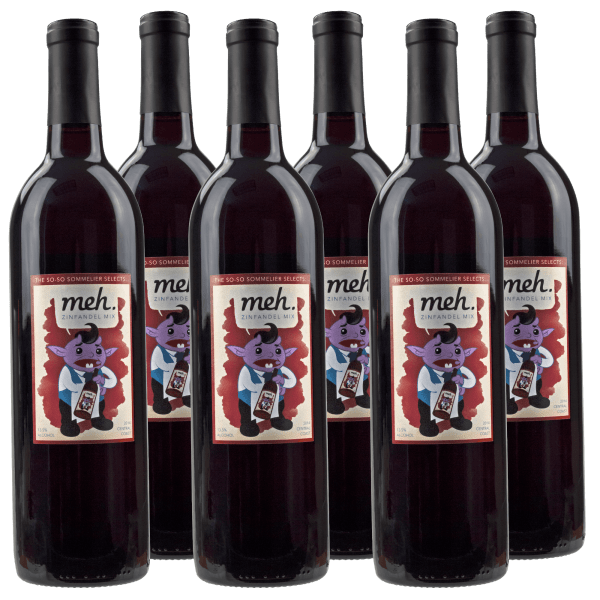 6-Pack: 2014 Meh Zinfandel Blend Wines
