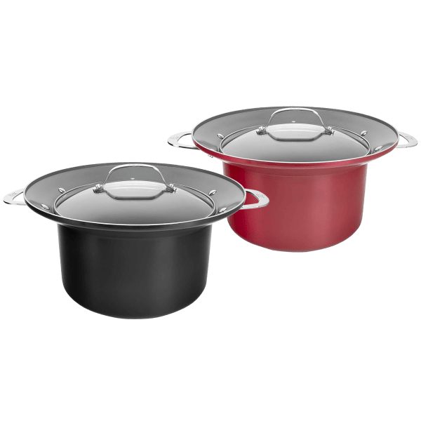 Fusionware 6-qt Stock Pot With Lid and Colander/Strainer