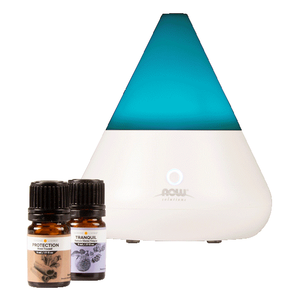AromaMister Color Changing Ultrasonic Aromatherapy Diffuser with Oils