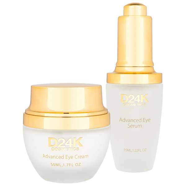 MorningSave D24K Cosmetics Advanced Eye Illuminator Cream and Serum