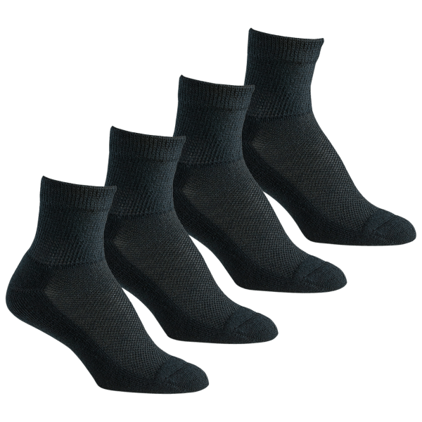 4-Pack: The Comfort Sock Diabetic Quarter Socks