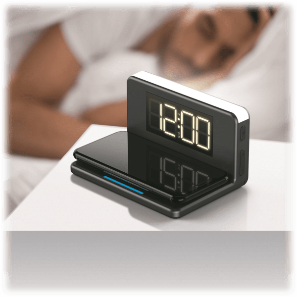 Meh Merkury Innovations Wireless Charging Alarm Clock