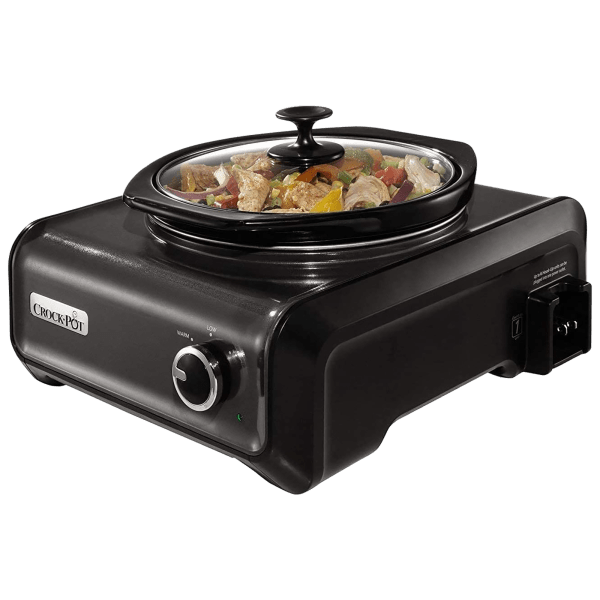 Meh CrockPot Hook Up 2Qt and 5Qt Connectable Entertaining Slow Cooker Set