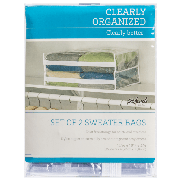 MorningSave: 4-Pack: Clearly Organized Clear Sweater Storage Bags with ...