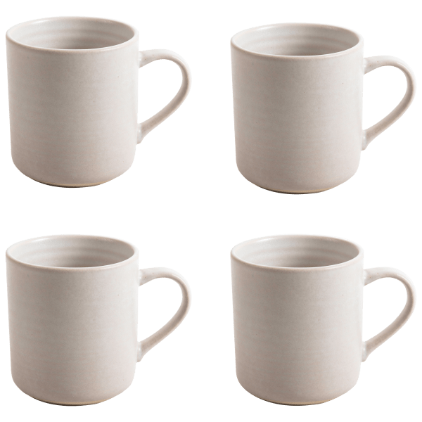 4-Pack: Cravings by Chrissy Teigen Round Artisan Stoneware Cup Set