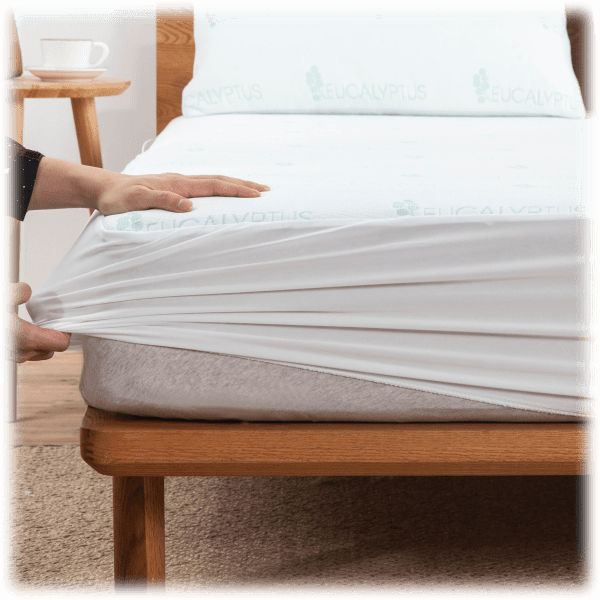 MorningSave Bibb Home Bamboo Eucalyptus Infused Waterproof Mattress Pad