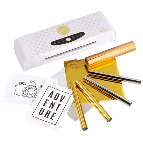 Heidi Swapp Minc 6" Hot Foil Applicator Machine Starter Kit with Bonus Foil