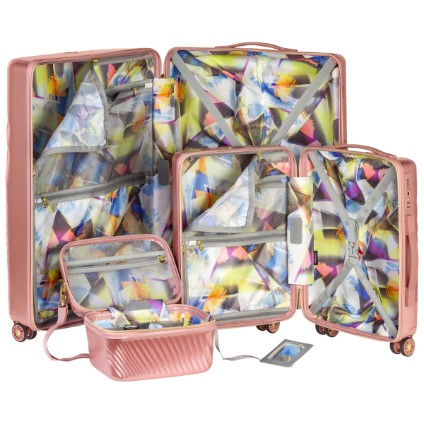Linen / 3-Piece Luggage Set
