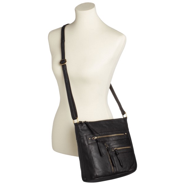 MorningSave: Great American Leatherworks Multi-Zip Genuine Leather ...