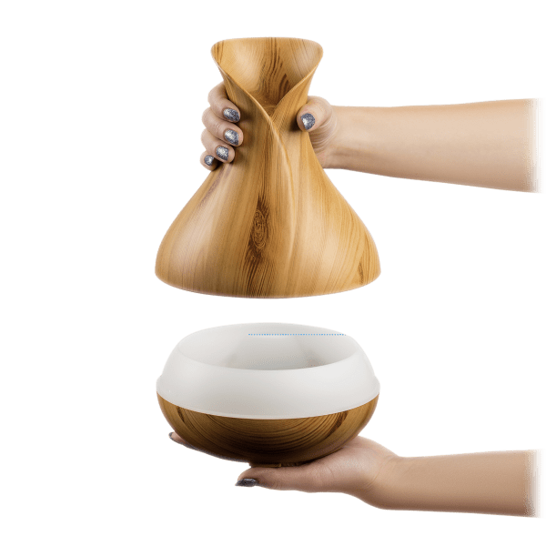 MorningSave Sierra Modern Home "Smart" Diffuser + 3 Oils (Alexa and